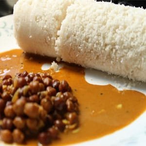 Puttu kadala or egg